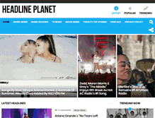 Tablet Screenshot of headlineplanet.com